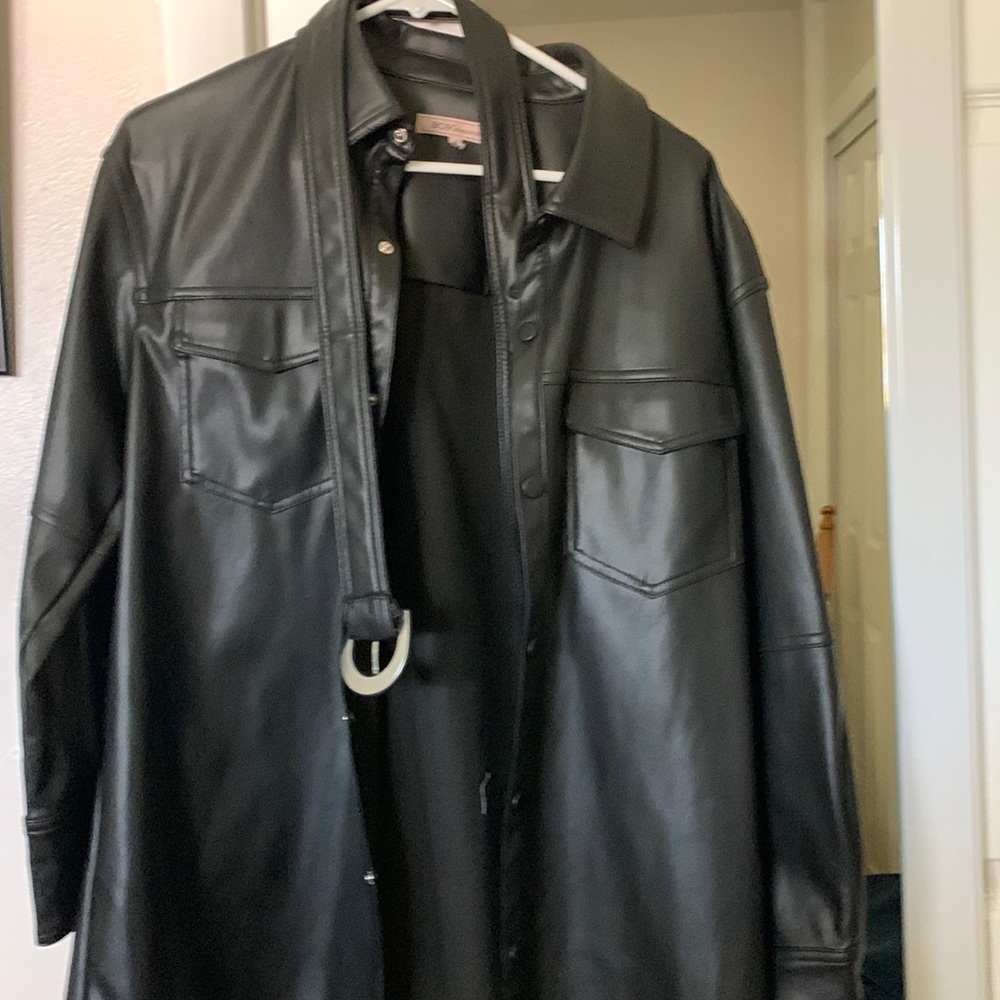 BcbGeneration Black Belted Jacket